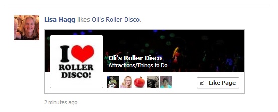 Oli's Roller Disco Facebook