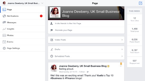 Facebook JoanneDewberry.co.uk