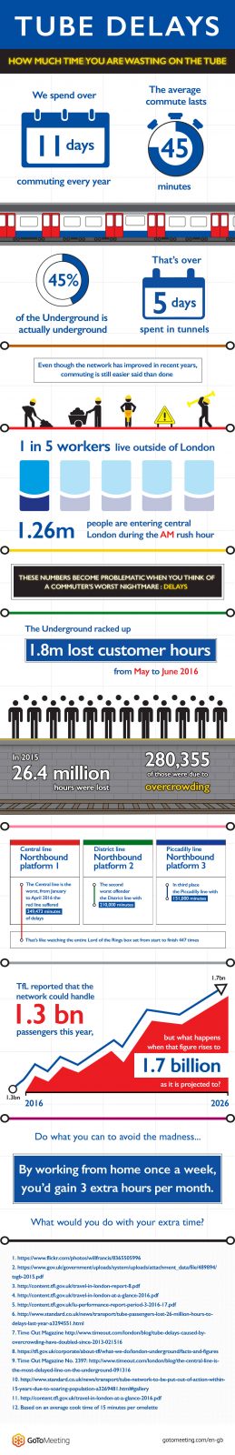 Citrix tube delays - Infographic