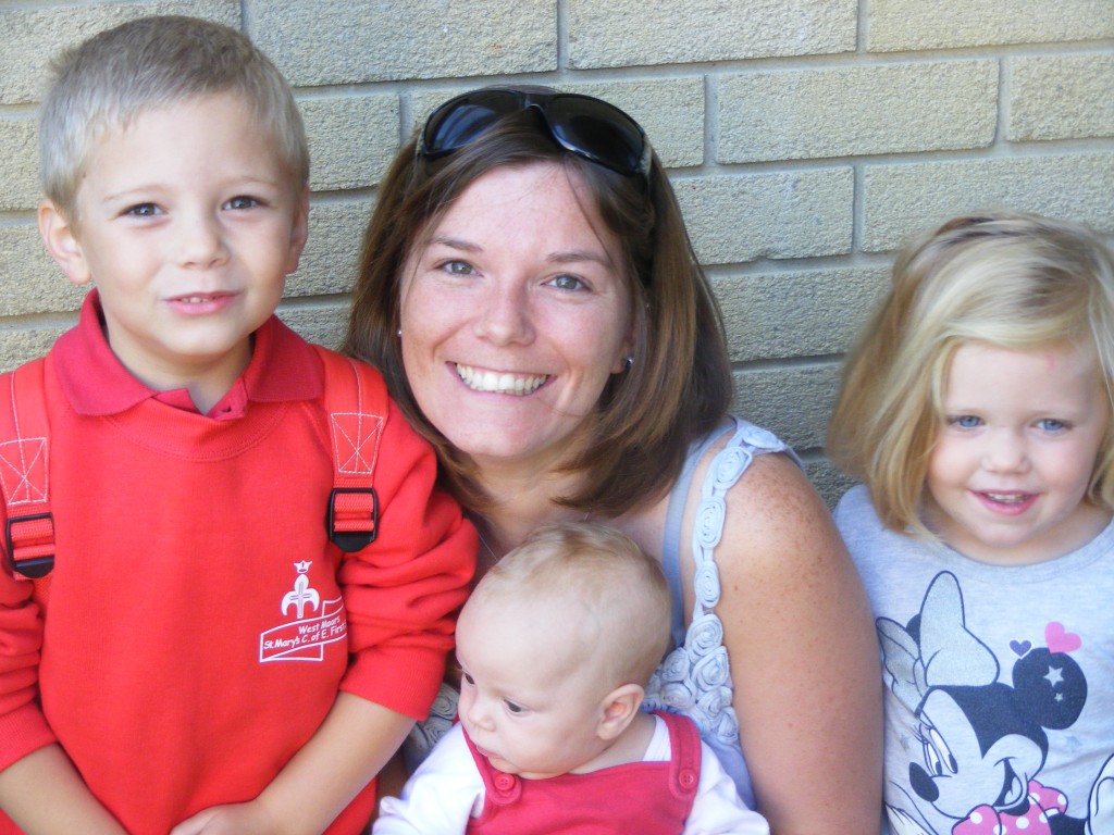 Joanne Dewberry and children 2011