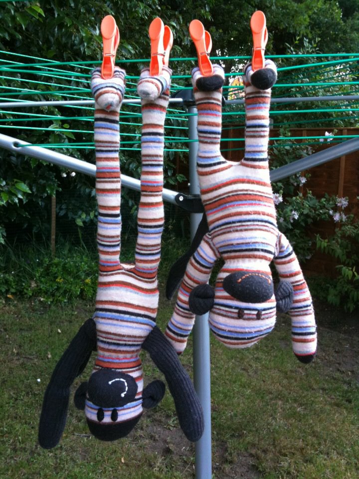 sock monkeys being tested for ce marking
