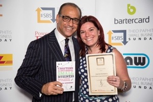 Theo Paphitis and Joanne Dewberry