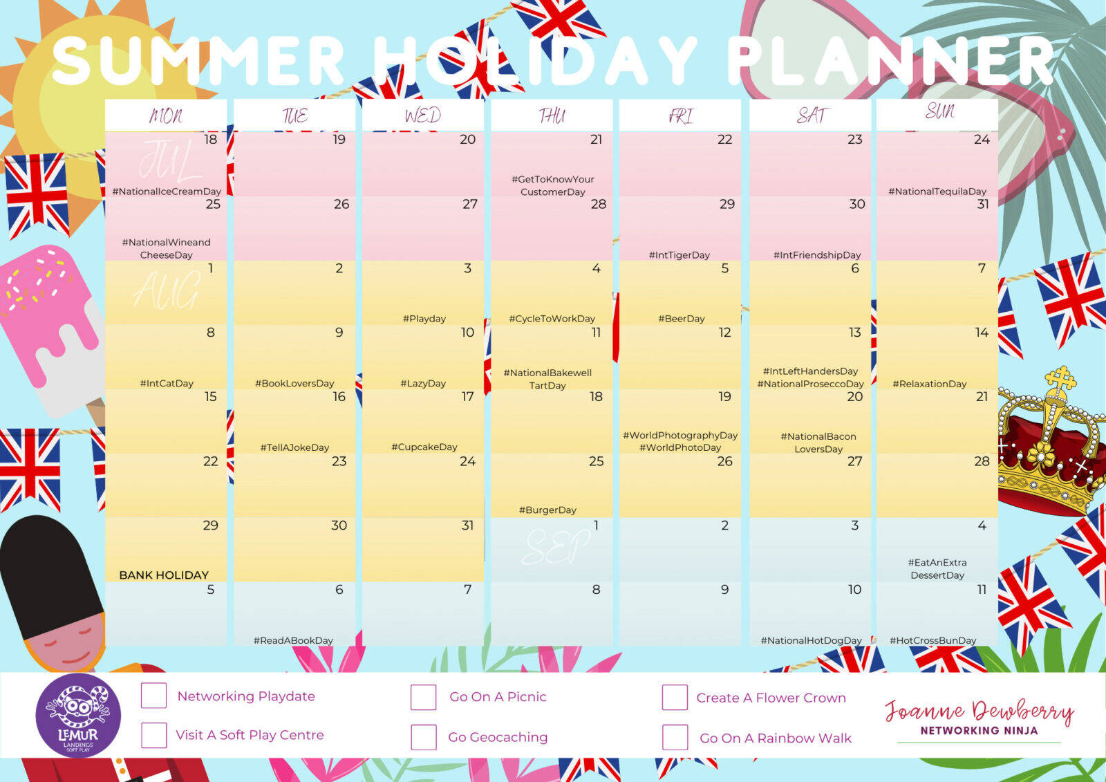 Summer Holiday Planner 2022