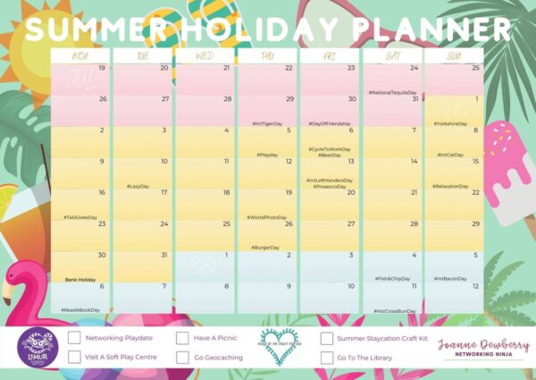 Summer Holiday Planner 2021