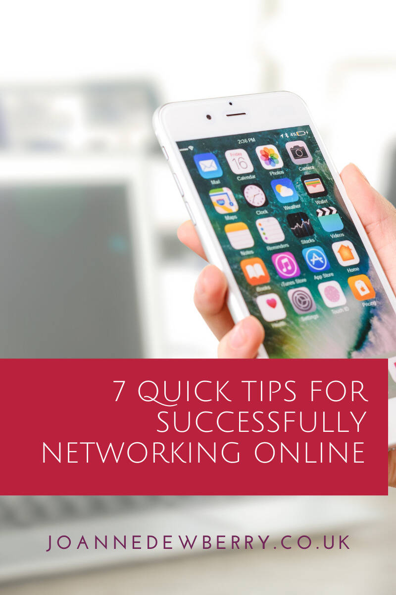 7 Quick Tips For Successfully Networking Online 