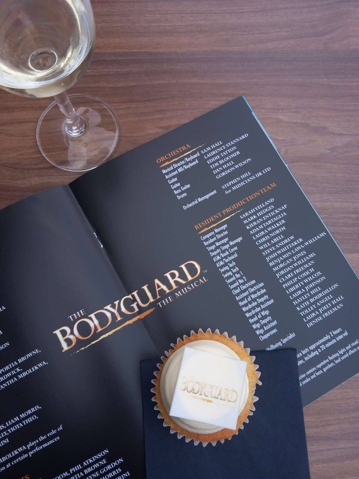 The Bodyguard – The Musical programme 