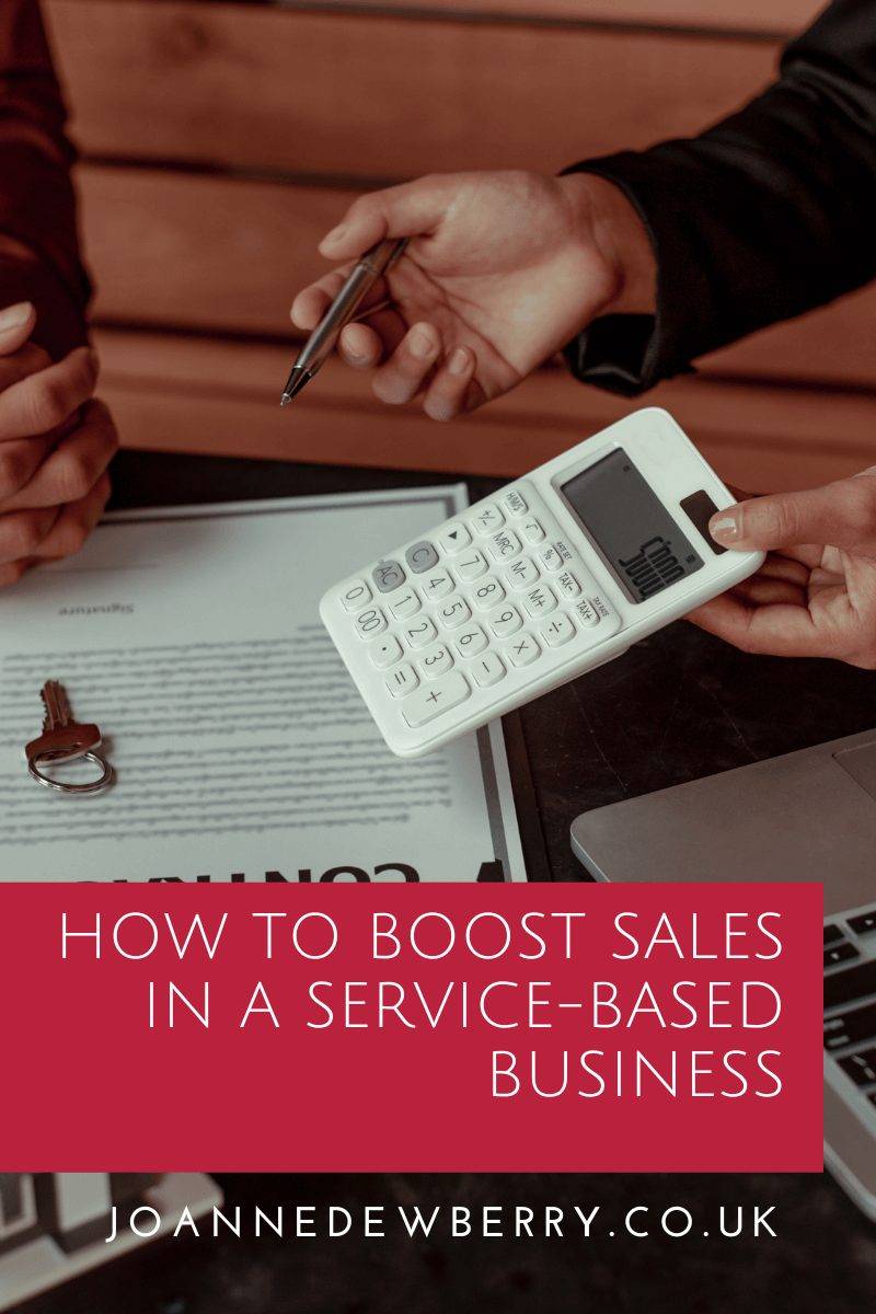 How To Boost Sales In A Service-Based Business